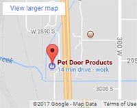 Pet Door Product Location Map - Durable Magnetic Dog Doors for Windows